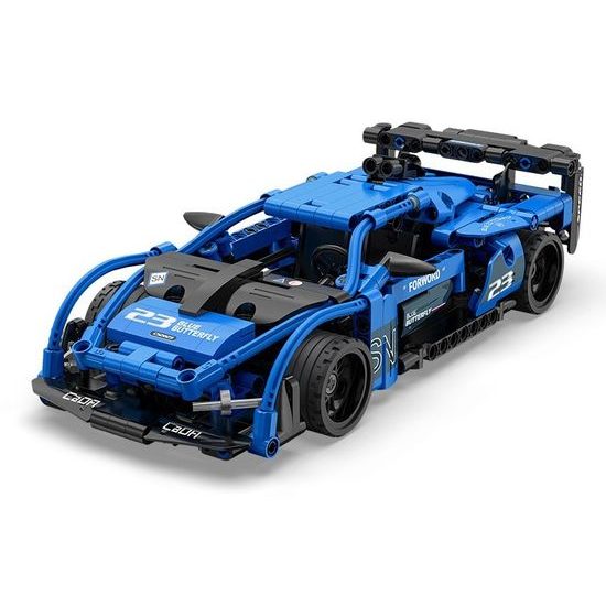 CaDA dětská stavebnice Sportovní auto 380 dílků modré