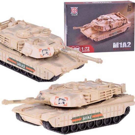 Stavebnice Abrams M1A2 Americký Tank 1:72