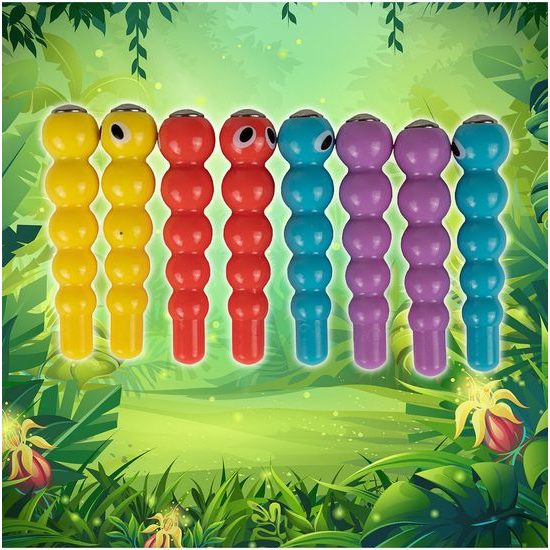 Magnetická hra pro děti Datel a červíci