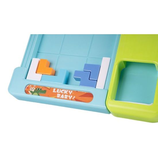 Dětská dovednostní hra Tetris s krokodýlem