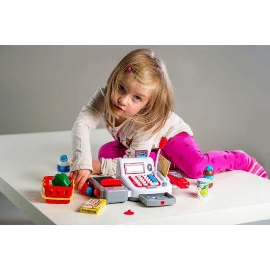 Pokladna digitální s doplňky na baterie