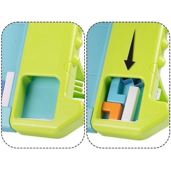 Dětská dovednostní hra Tetris s krokodýlem