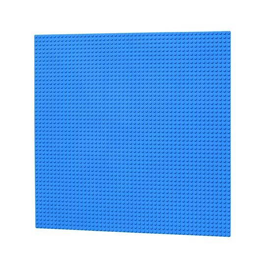 LW Toys Velká podložka na stavění 50x50 bodů Světle modrá