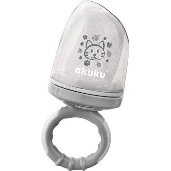 Plnící dudlík se síťkou Akuku šedá kočka