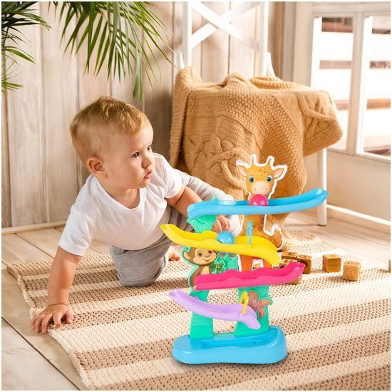 Dětská kuličková skluzavka na baterie Jungle