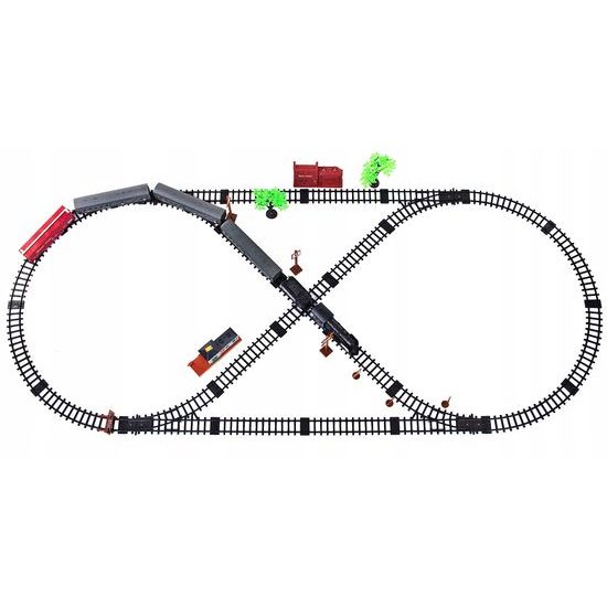 Doris vláčkodráha na baterie s kouřovými a světelnými efekty Rail King