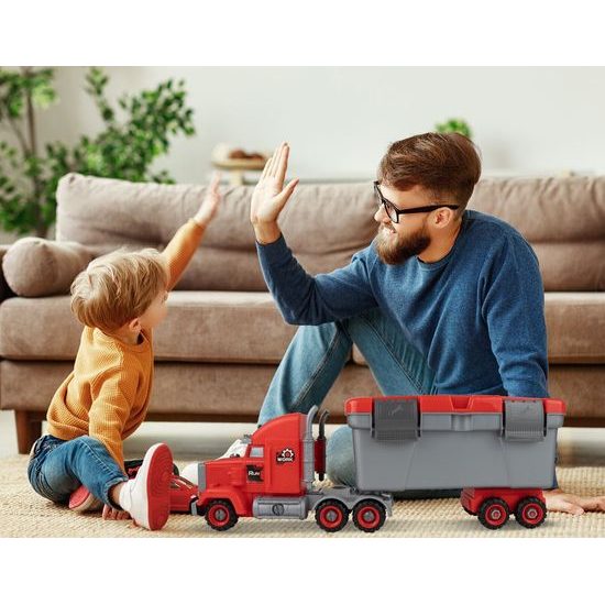 Šroubovací autíčko s kufříkem a 3 autíčky Fire Control