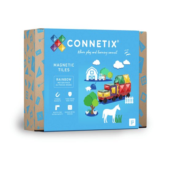 Pohyblivá sada Connetix Rainbow Motion pack 24ks
