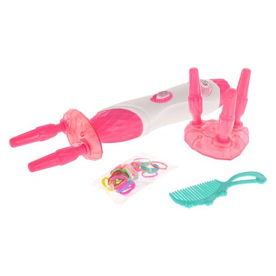 Dětská sada na výrobu copánků s gumičkami do vlasů Hair Braider