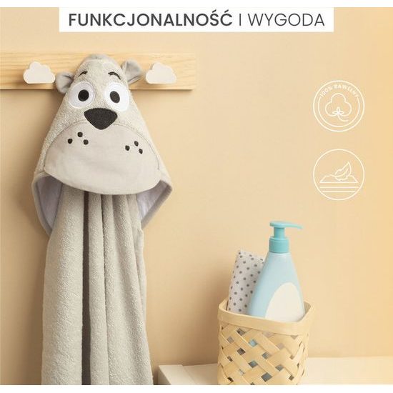 Dětská osuška Sensillo Water Friends 100x100 cm BLUE