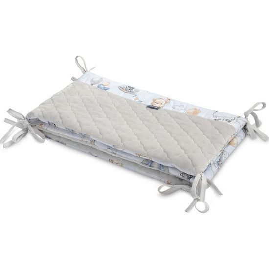 Sensillo Ochranný mantinel do postýlky plyš Karo let balónem