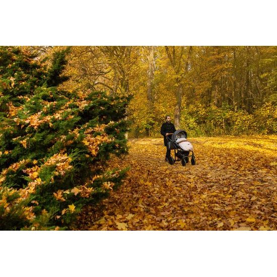 Sensillo Zimní fusak do kočárku Indiana grafitový