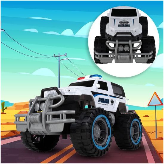 Policejní auto na setrvačník BigFoot Police