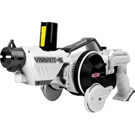 Auto na dálkové ovládání a pistole 2v1 bílé