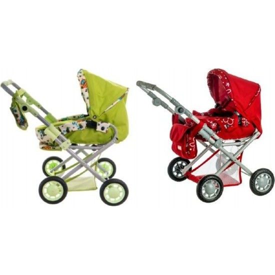 Kočárek Magda trojkombinace pro panenky - mix 2 barvy