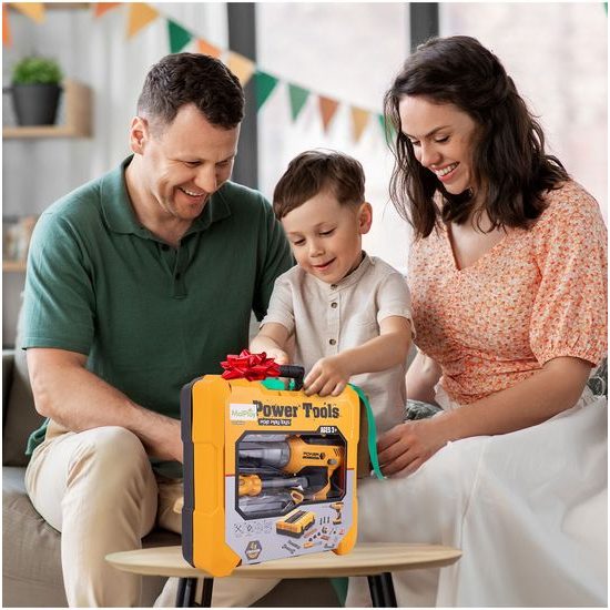 Dětské nářadí s vrtačkou na baterie v kufříku Power Tools