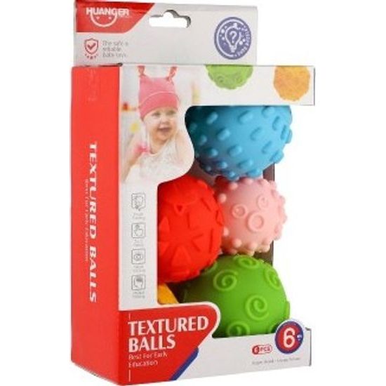 Gumové míčky s texturou