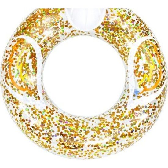 Kruh nafukovací třpytivý Plameňák/Labuť - mix barev