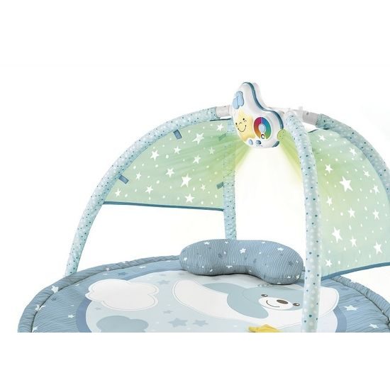 ROZBALENO Chicco hrací deka s projekcí a melodiemi modrá