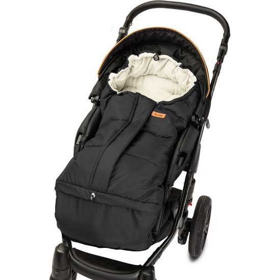 Sensillo Zimní fusak Combi Polar 3v1 černobéžový