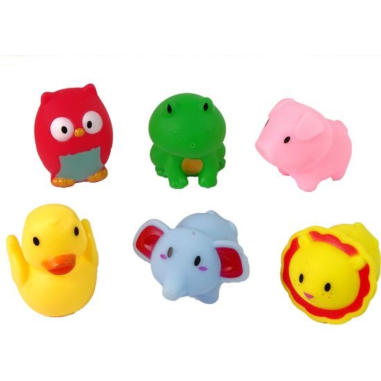 Gumová zvířátka se síťkou do koupele Žirafa