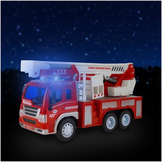 Dětské požární auto se světly a zvuky City Service 1:16