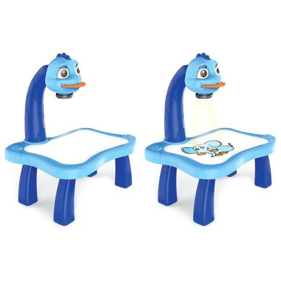 Projektor s kreslící tabulkou a 24 šablonami Dráček