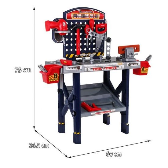 Dětská pracovní dílna s vrtačkou na baterie Working Desk