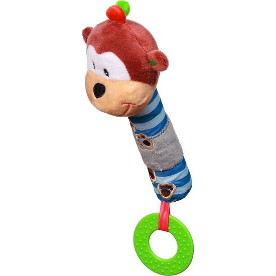 BabyOno Pískací plyšová hračka zvířátko Opička George