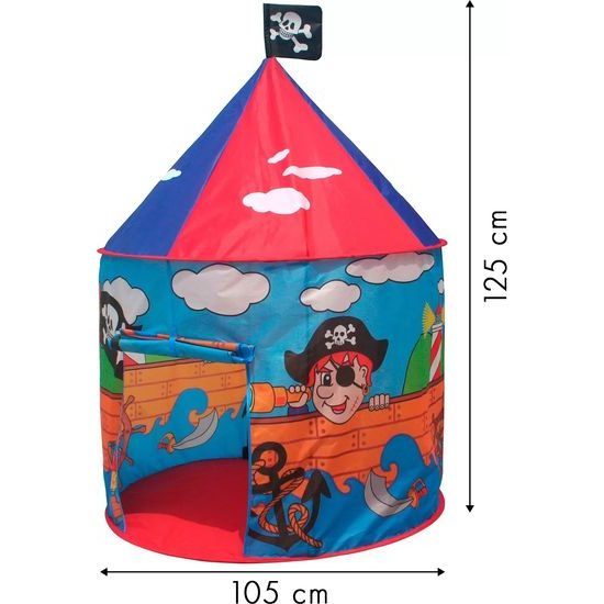 Ecotoys dětský stan Pirátský zámek