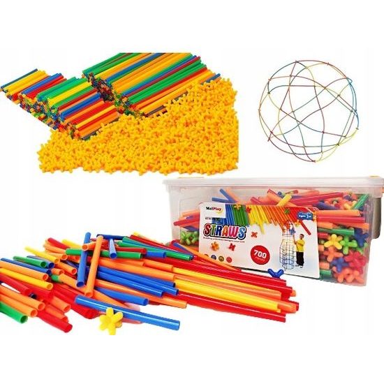 Kreativní stavebnice ze slámek Straws Blocks 700 dílků