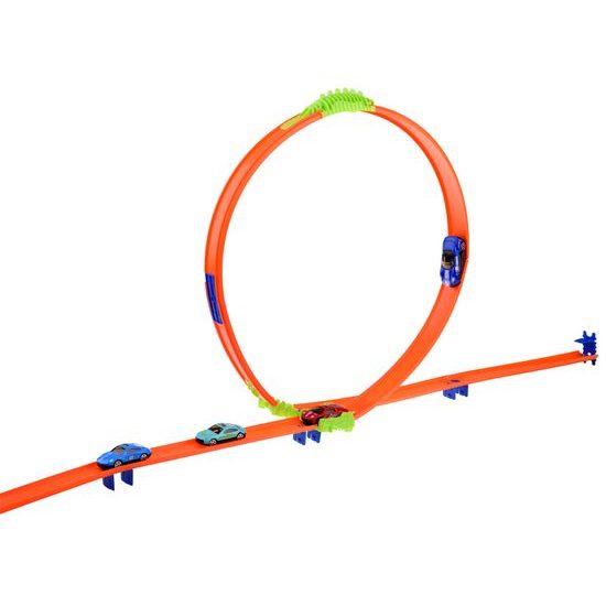 Parkovací garáž s dráhou a 8 autíčky