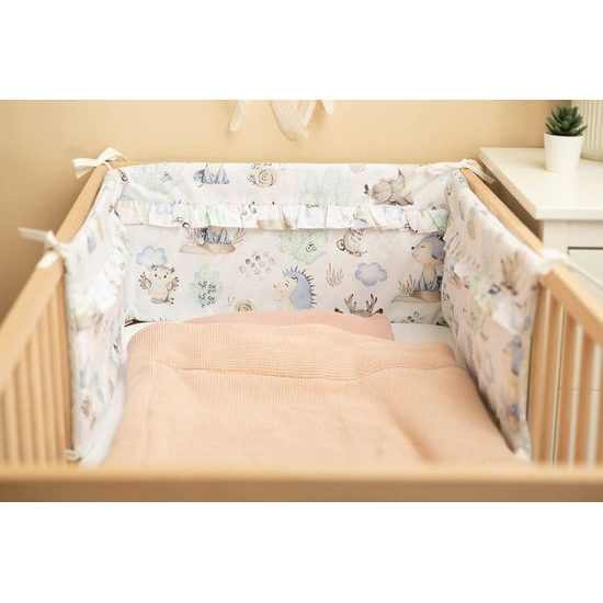 Ochranný mantinel do postýlky Sensillo - lesní zvířátka
