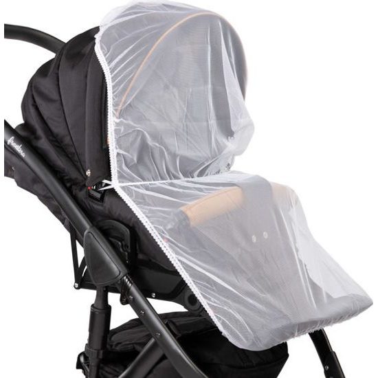 Moskytiéra na kočárek bílá