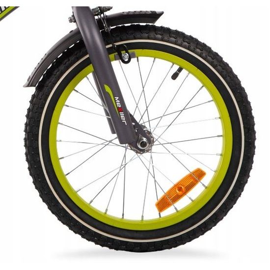 Mexller dětské kolo BMX 16" s vodící tyčí šedé