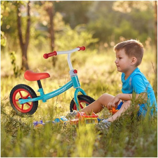 SMONTOVÁNO Dětské odrážedlo Trevis 12" blankytné