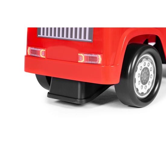 Dětské mini odrážedlo se zvuky Mercedes Actros - červené