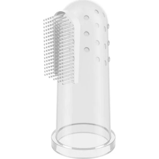 Masážní kartáček na zuby a dásně Akuku bílá