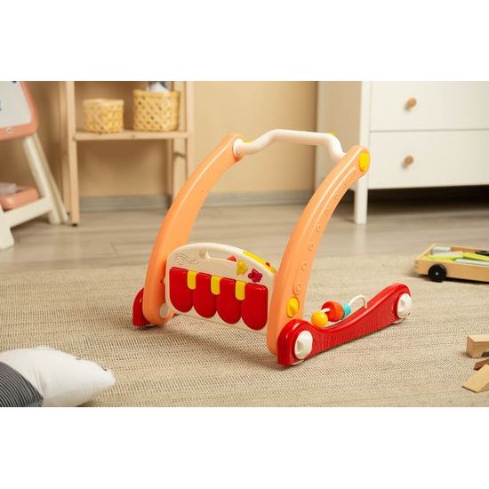 Dětské hrací chodítko 2v1 pink Toyz