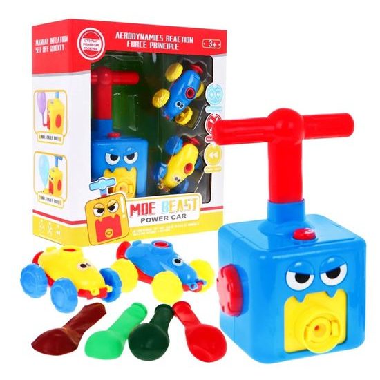 Odpalovač autíček s nafukovacími balónky Power Car