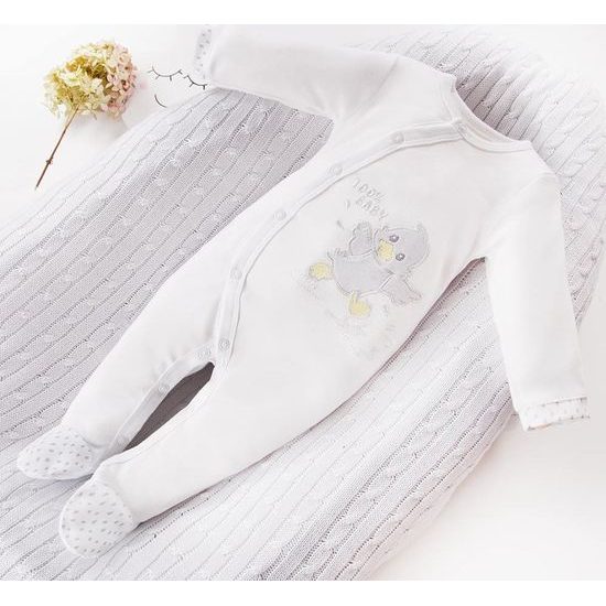 EEVI Overal Newborn bílá 50 (0-1m)