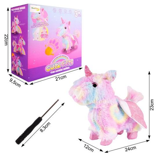 Interaktivní plyšový jednorožec s příslušenstvím Cute Unicorn
