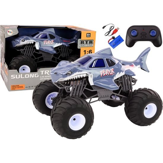 Velké Dálkově ovládané terénní auto 2.4G RC 1:6 Shark