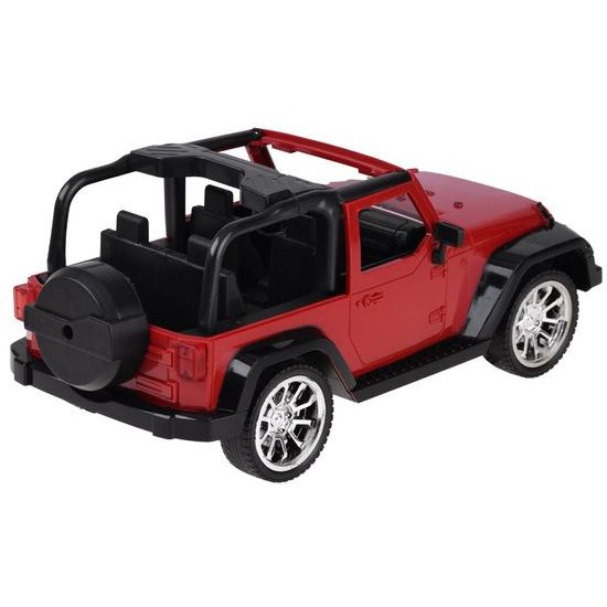 Terénní auto na dálkové ovládání Jeep Engine V8 1:16 červený