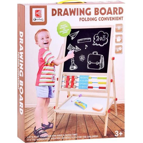 Magnetická tabule 2 v 1 s křídou + čísla