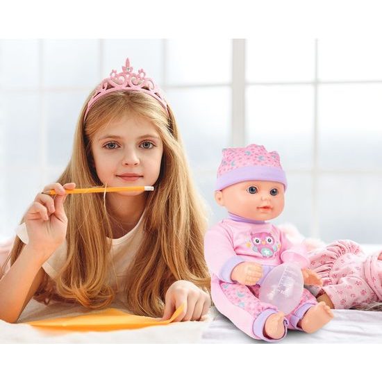 Interaktivní panenka s příslušenstvím Baby Dream 31 cm