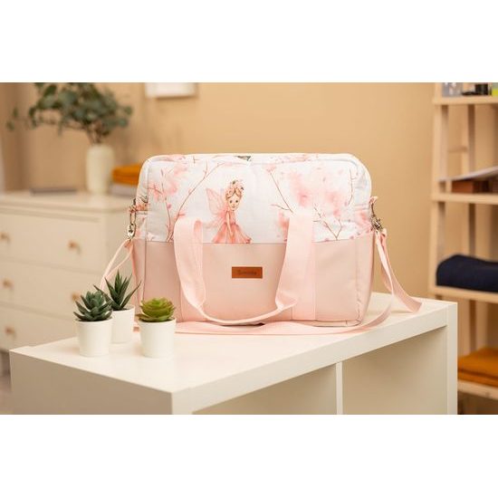 Taška na kočárek Víly růžová