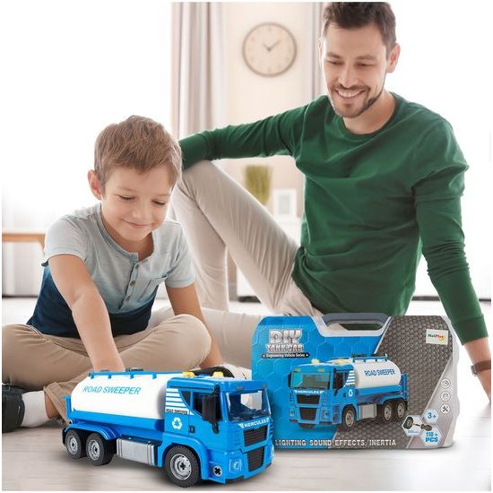 Šroubovací cisterna v kufříku se světly a zvuky Tank Truck