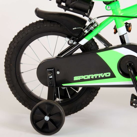 Dětské kolo Volare Sportivo Brakes Green 14"
