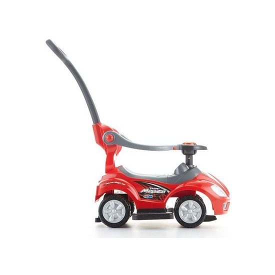 Odrážedlo Mega Car s vodící tyčí 3v1 červené